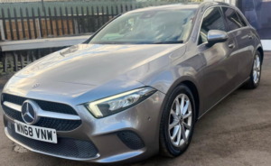 2018 Mercedes-Benz A Class 1.3 A180 Sport (executive) 7g-Dct Euro 6 (s/s) 5dr in Grey — image 4