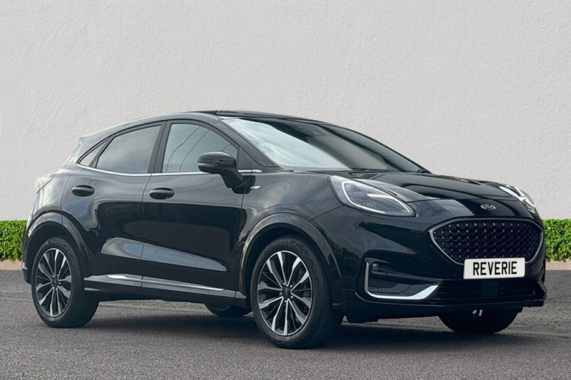 2021 Ford Puma 1.0t Ecoboost Mhev St-Line Vignale SUV 5dr Petrol Dct Euro 6 (s/s) (155 Ps) in Black — image 1