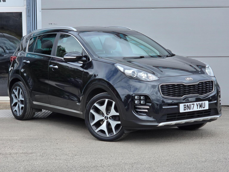 2017 Kia Sportage 1.6 T-Gdi Gt-Line AWD Euro 6 5dr in Black — image 1