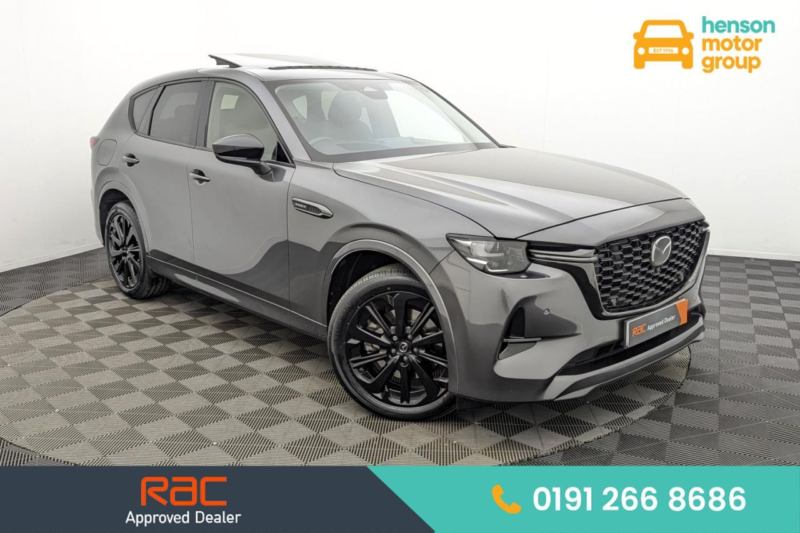 2023 Mazda Cx-60 2.5 E-Skyactiv 17.8kwh Homura SUV 5dr Petrol Plug-In Hybrid Auto 4WD Euro 6 (327 Ps) in Grey — image 1