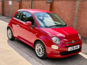 2016 Fiat 500 0.9 Twinair Pop Star Euro 6 (s/s) 3dr in Red — image 2