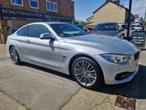 2014 BMW 4 Series 2.0 420d Luxury Coupe 2dr Diesel Auto Xdrive Euro 6 (s/s) (184 Ps) in Silver — image 2