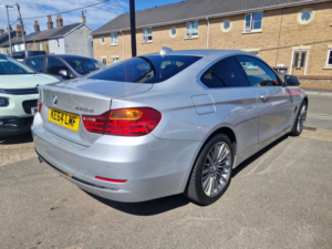 2014 BMW 4 Series 2.0 420d Luxury Coupe 2dr Diesel Auto Xdrive Euro 6 (s/s) (184 Ps) in Silver — image 3