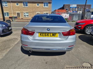 2014 BMW 4 Series 2.0 420d Luxury Coupe 2dr Diesel Auto Xdrive Euro 6 (s/s) (184 Ps) in Silver — image 4