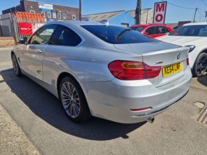 2014 BMW 4 Series 2.0 420d Luxury Coupe 2dr Diesel Auto Xdrive Euro 6 (s/s) (184 Ps) in Silver — image 5