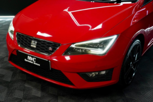 2015 SEAT Leon 1.4 Tsi Fr Black Technology Euro 6 (s/s) 5dr in Red — image 3