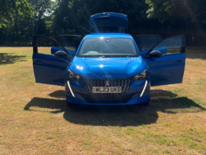 2023 Peugeot 208 1.2 Puretech Allure Premium + Euro 6 (s/s) 5dr in Blue — image 4