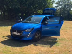 2023 Peugeot 208 1.2 Puretech Allure Premium + Euro 6 (s/s) 5dr in Blue — image 5