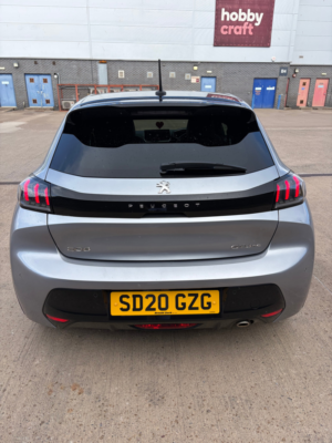 2020 Peugeot 208 1.2 Puretech Gt Line Hatchback 5dr Petrol Eat Euro 6 (s/s) (100 Ps) in Grey — image 4