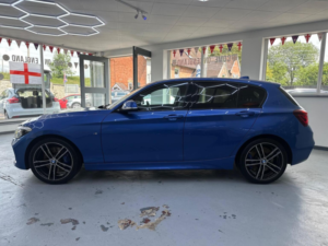 2018 BMW 1 Series 2.0 118d M Sport Shadow Edition Euro 6 (s/s) 5dr in Blue — image 4