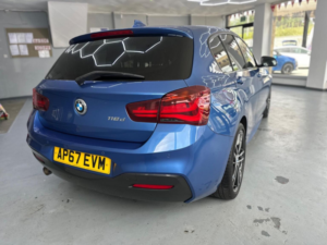 2018 BMW 1 Series 2.0 118d M Sport Shadow Edition Euro 6 (s/s) 5dr in Blue — image 6