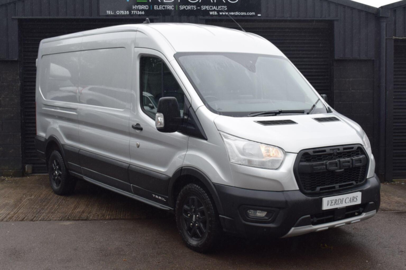 2021 Ford Transit 2.0 350 Ecoblue Trail Fwd L3 H2 Euro 6 (s/s) 5dr in Silver — image 1