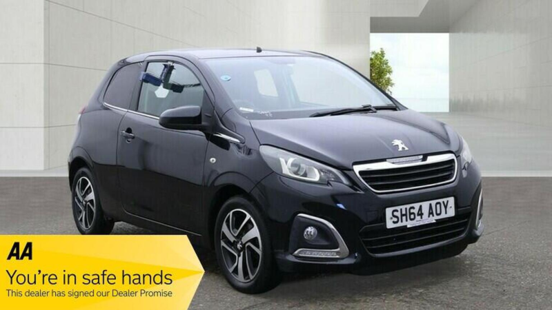 2014 Peugeot 108 1.2 Vti Puretech Allure Euro 5 3dr in Black — image 1