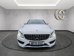 2015 Mercedes-Benz C Class 1.6 C200 Bluetec Amg Line G-Tronic+ Euro 6 (s/s) 4dr in White — image 5