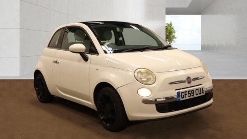 2009 Fiat 500 1.3 Multijet Lounge Euro 4 3dr in White — image 1