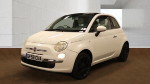 2009 Fiat 500 1.3 Multijet Lounge Euro 4 3dr in White — image 3