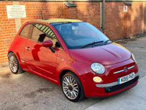 2015 Fiat 500 1.2 Lounge Euro 6 (s/s) 3dr in Red — image 2