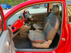 2015 Fiat 500 1.2 Lounge Euro 6 (s/s) 3dr in Red — image 4