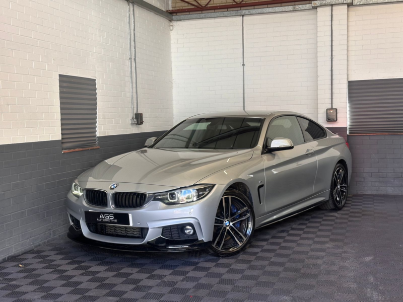 2018 BMW 4 Series 3.0 435d M Sport Coupe 2dr Diesel Auto Xdrive Euro 6 (s/s) (313 Ps) in Silver — image 1