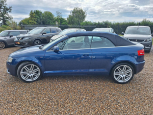 2012 Audi A3 Cabriolet 1.6 Tdi S Line Euro 5 (s/s) 2dr in Blue — image 5