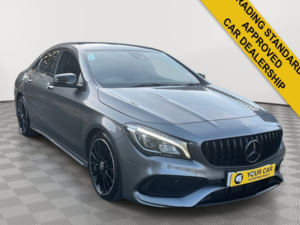 2018 Mercedes-Benz Cla 2.1 Cla220d Amg Line Night Edition (plus) Coupe 4dr Diesel 7g-Dct Euro 6 (s/s) (170 Ps) in Grey — image 2