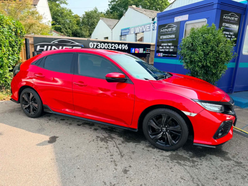 2018 Honda Civic 1.5 Vtec Turbo Gpf Sport Hatchback 5dr Petrol Manual Euro 6 (s/s) (182 Ps) in Red — image 1