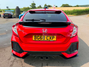 2018 Honda Civic 1.5 Vtec Turbo Gpf Sport Hatchback 5dr Petrol Manual Euro 6 (s/s) (182 Ps) in Red — image 3