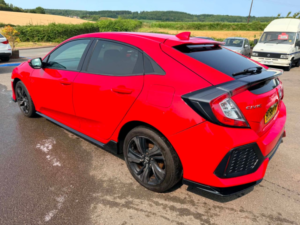 2018 Honda Civic 1.5 Vtec Turbo Gpf Sport Hatchback 5dr Petrol Manual Euro 6 (s/s) (182 Ps) in Red — image 4