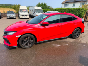 2018 Honda Civic 1.5 Vtec Turbo Gpf Sport Hatchback 5dr Petrol Manual Euro 6 (s/s) (182 Ps) in Red — image 5