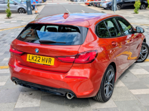 2022 BMW 1 Series 2.0 118d Sport in Orange — image 4