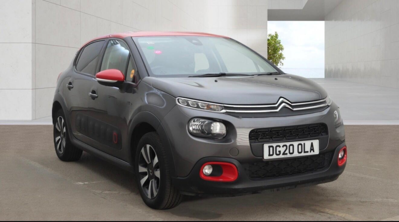 2020 Citroen C3 1.2 Puretech Flair Plus Euro 6 (s/s) 5dr in Grey — image 1