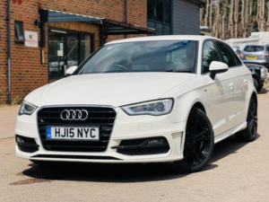 2015 Audi A3 1.4 Tfsi S Line Sportback Euro 6 (s/s) 5dr in White — image 3