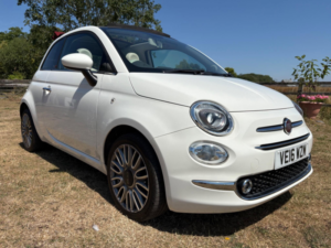 2016 Fiat 500c 1.2 Eco Lounge Euro 6 (s/s) 2dr in White — image 3