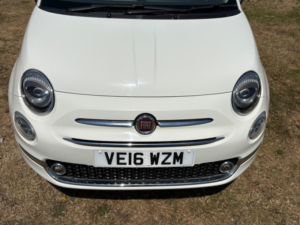 2016 Fiat 500c 1.2 Eco Lounge Euro 6 (s/s) 2dr in White — image 6