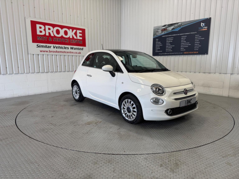 2010 Fiat 500 1.2 Pop Euro 5 (s/s) 3dr in White — image 1