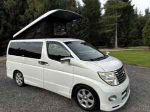 2025 Nissan Elgrand Rock And Roll Bed in White — image 3