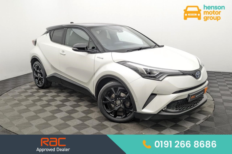 2019 Toyota C-Hr 1.8 Vvt-H Dynamic SUV 5dr Petrol Hybrid CVT Euro 6 (s/s) (122 Ps) in White — image 1