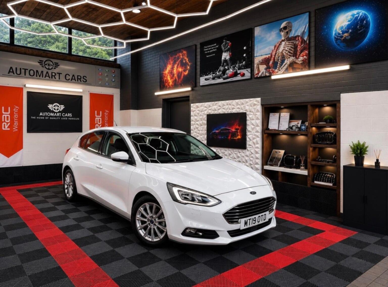 2019 Ford Focus 1.5 Ecoblue Titanium Euro 6 (s/s) 5dr in White — image 1