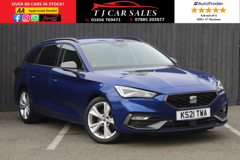 2021 SEAT Leon 1.5 Etsi Mhev Fr in Blue — image 1