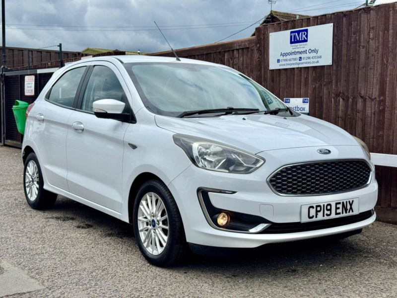 2019 Ford Ka+ 1.2 Ti-Vct Zetec Euro 6 (s/s) 5dr in White — image 1