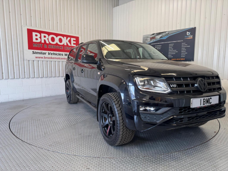 2019 Volkswagen Amarok 3.0 Tdi V6 Bluemotion Tech Highline Auto 4motion Euro 6 (s/s) 4dr in Black — image 1