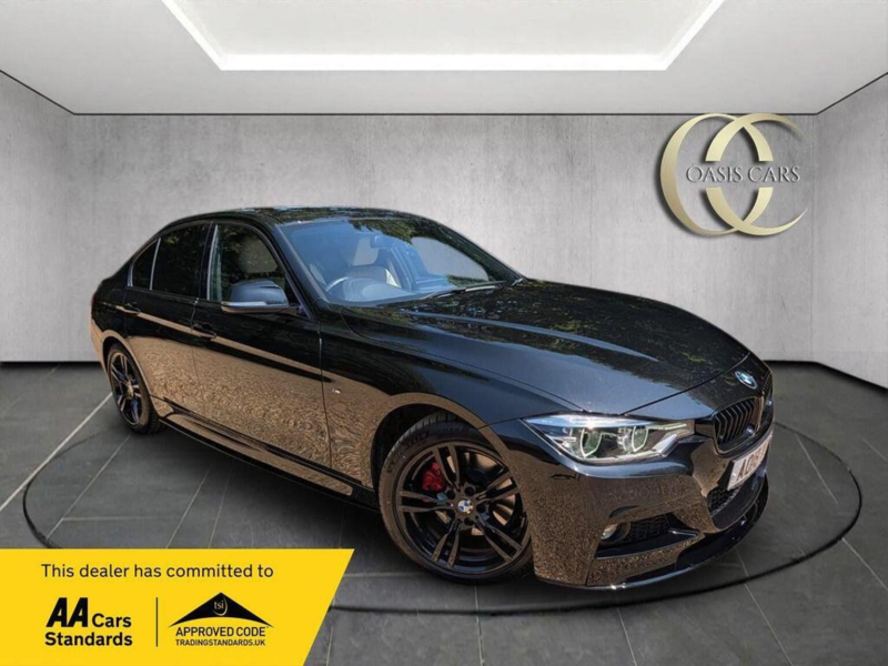 2018 BMW 3 Series 2.0 330i M Sport Auto Euro 6 (s/s) 4dr in Black — image 1