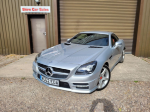2012 Mercedes-Benz Slk 2.1 Slk250 Cdi Blueefficiency Amg Sport G-Tronic+ Euro 5 (s/s) 2dr in Silver — image 4