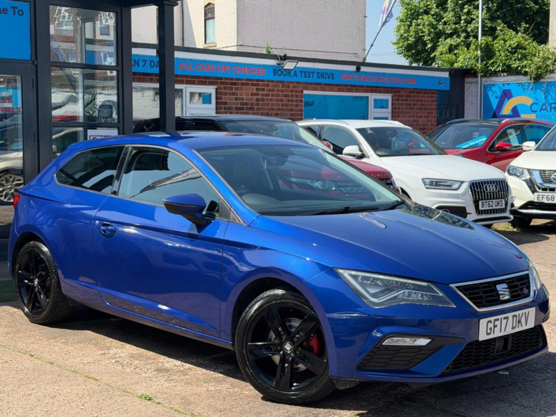 2017 SEAT Leon 1.4 Ecotsi Fr Technology Sport Coupe Euro 6 (s/s) 3dr in Blue — image 1