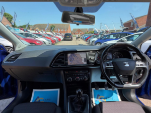 2017 SEAT Leon 1.4 Ecotsi Fr Technology Sport Coupe Euro 6 (s/s) 3dr in Blue — image 2