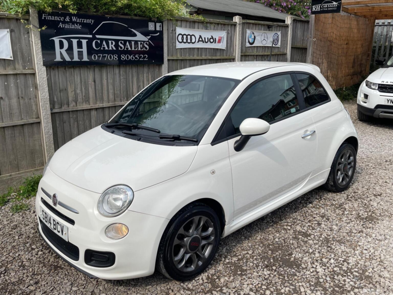 2014 Fiat 500 1.2 S Euro 6 (s/s) 3dr in White — image 1