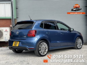 2015 Volkswagen Polo DSG Automatic, 1.4 Tsi Bluemotion Tech Act Bluegt in Blue — image 2