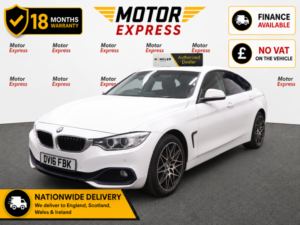 2016 BMW 4 Series Gran Coupe 2.0 420d Xdrive Sport Gran Coupe in White — image 3
