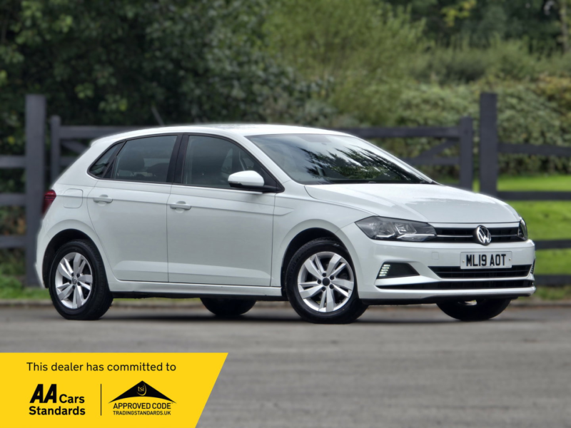 2019 Volkswagen Polo 1.0 Tsi Gpf Se Hatchback 5dr Petrol Manual Euro 6 (s/s) (95 Ps) in White — image 1