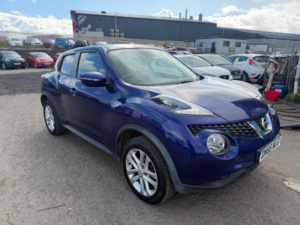 2016 Nissan Juke 1.6 N-Connecta Xtron Euro 6 5dr in Blue — image 5